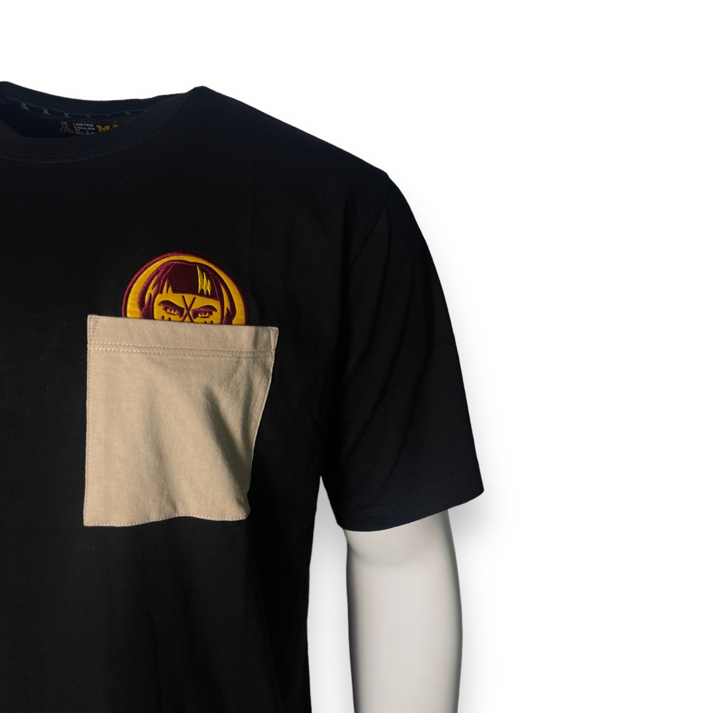 INDIOS Black Pocket Tee