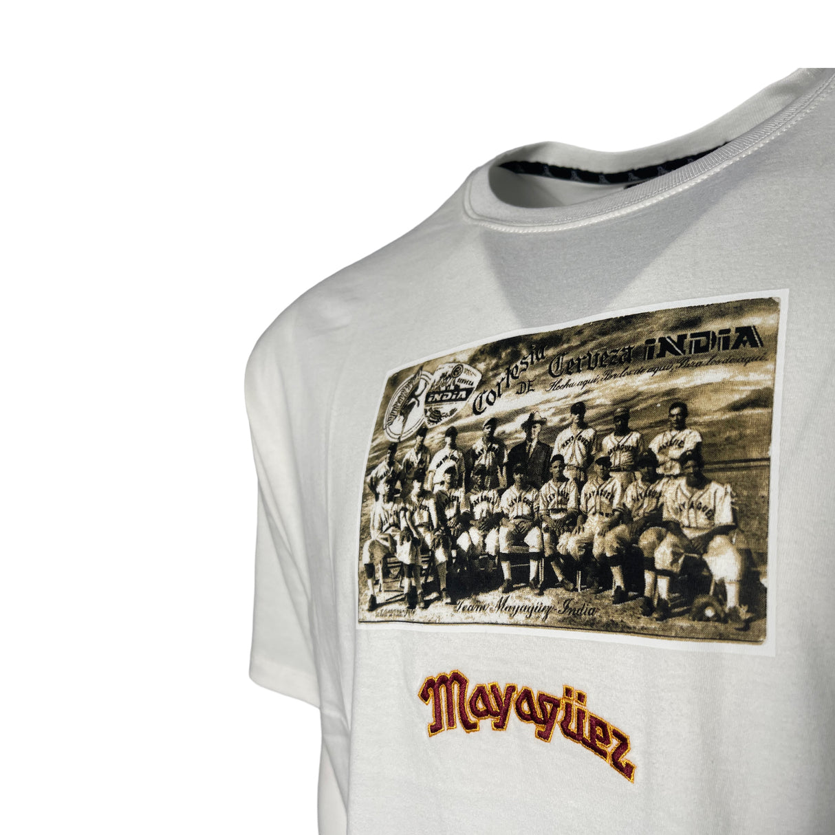 INDIOS Bone White Retro Team Tee