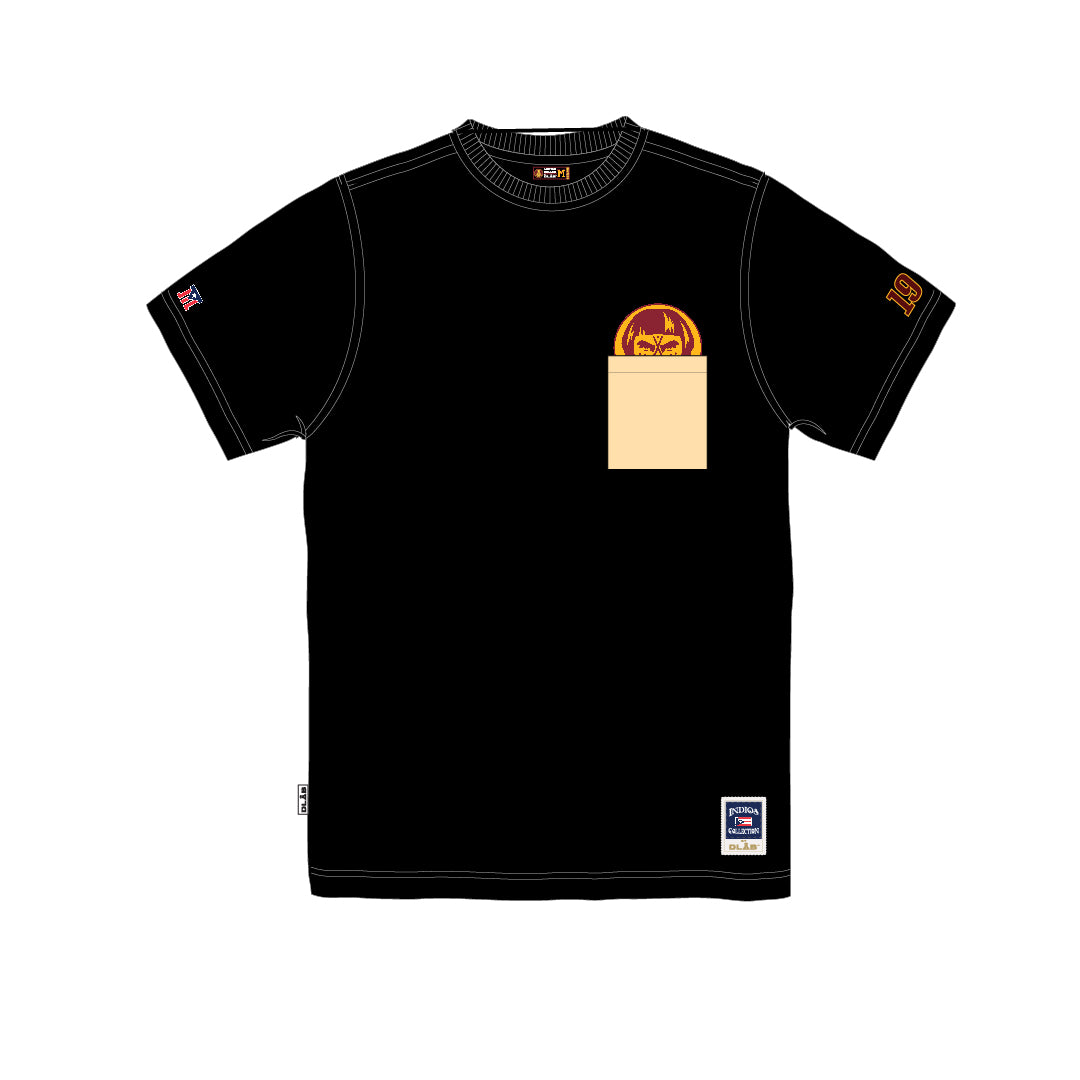 INDIOS Black Pocket Tee