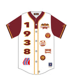 INDIOS White/Burgundy Championship Jersey