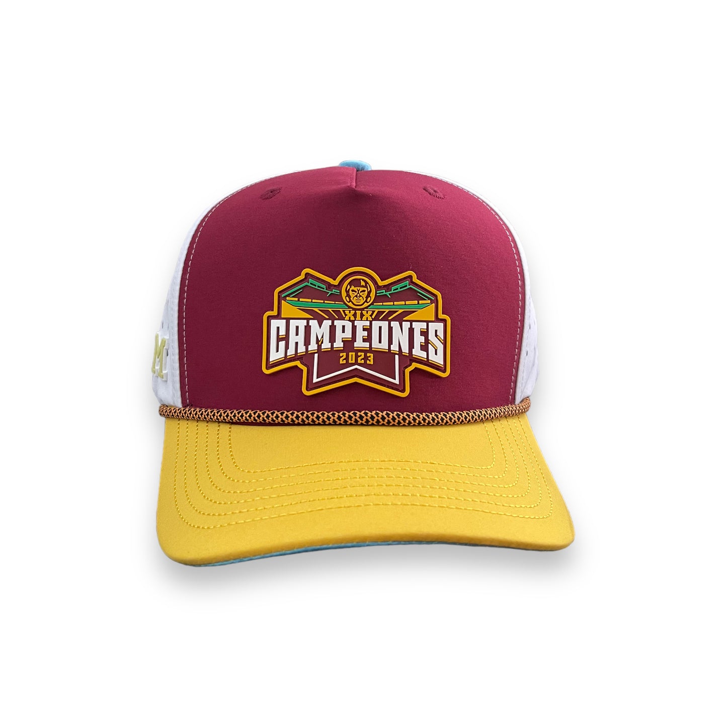 INDIOS DE MAYAGÜEZ x DLAB BURGUNDY/WHITE HYBRID SNAPBACK