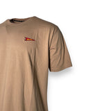 INDIOS Khaki Small Embroidered Patch Tee