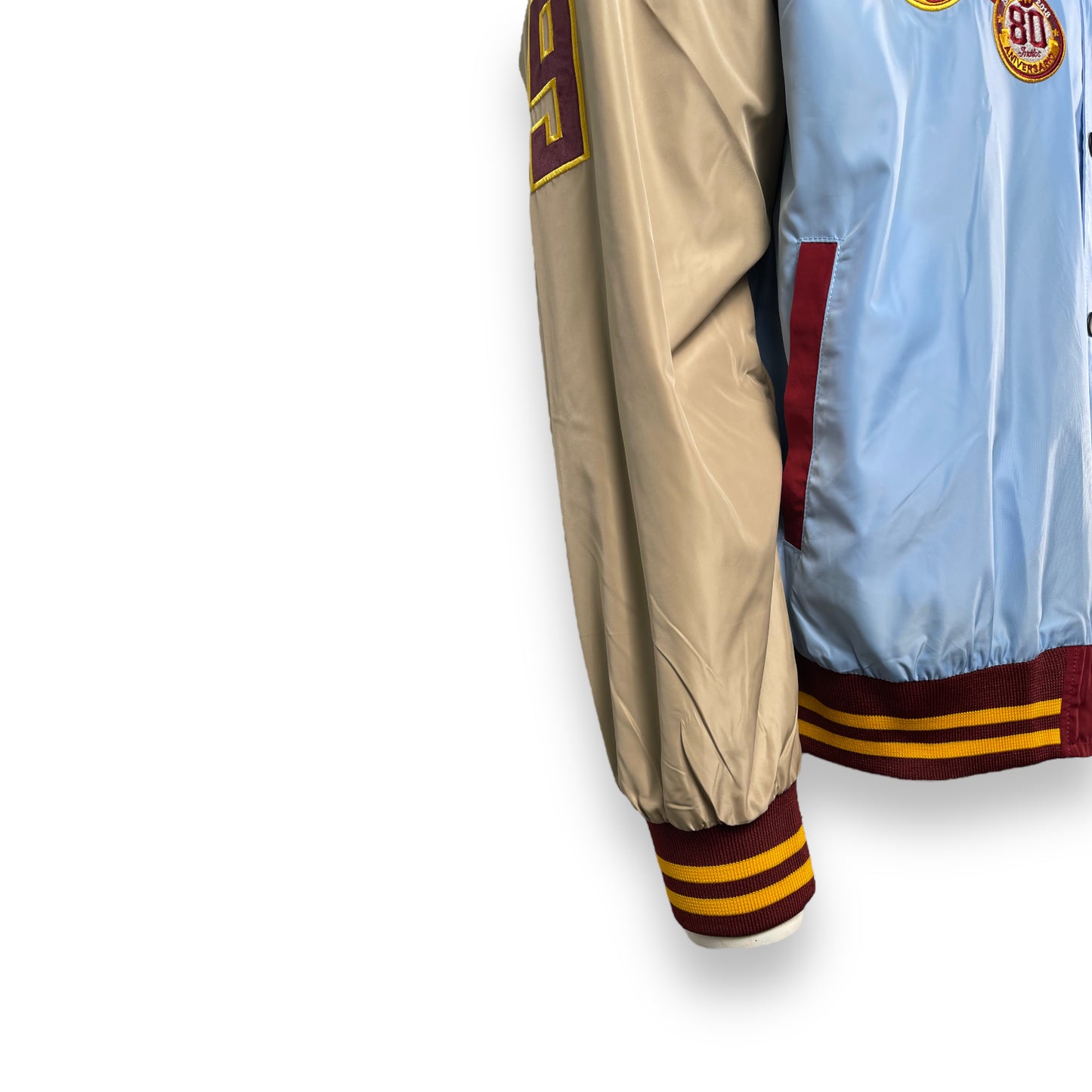 INDIOS Sky Blue Bomber Varsity Jacket