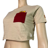 INDIOS Cream Pocket Croptop