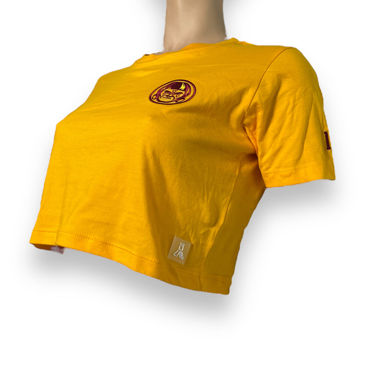 INDIOS Gold Yellow Pocket Croptop