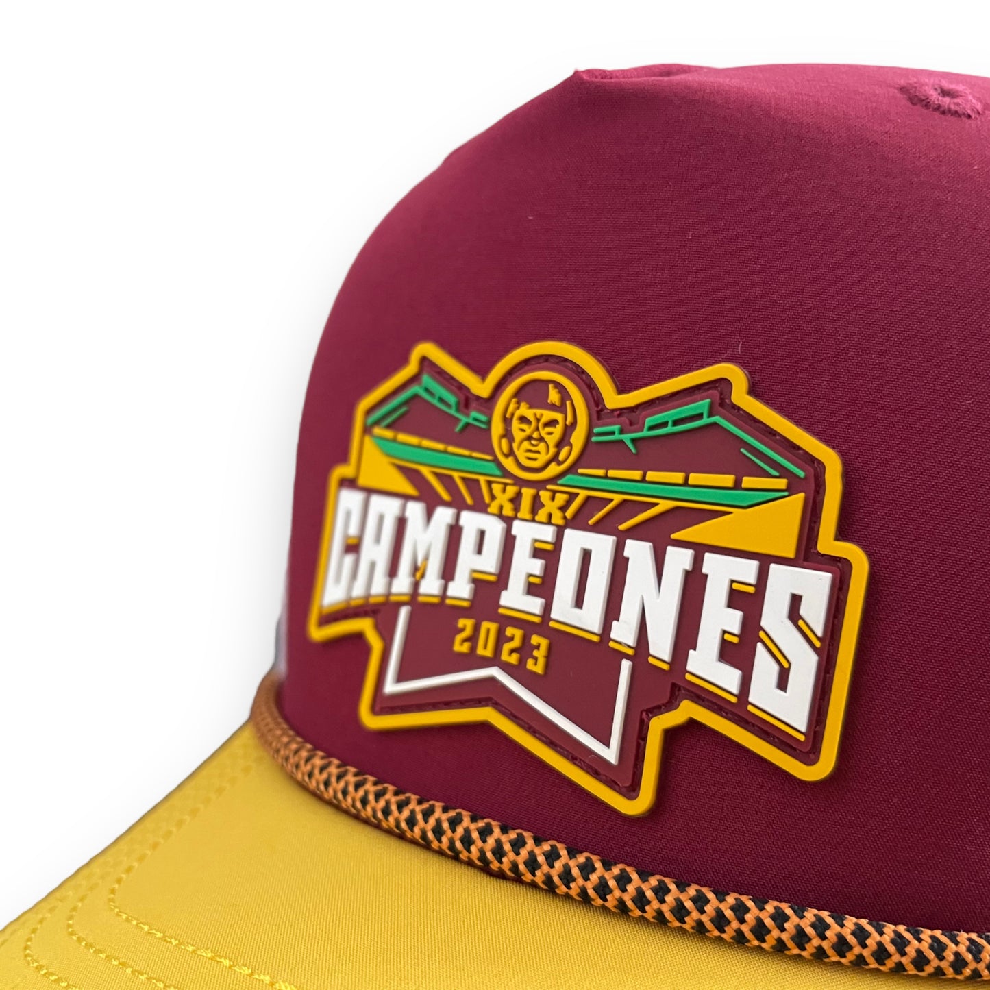 INDIOS DE MAYAGÜEZ x DLAB BURGUNDY/WHITE HYBRID SNAPBACK