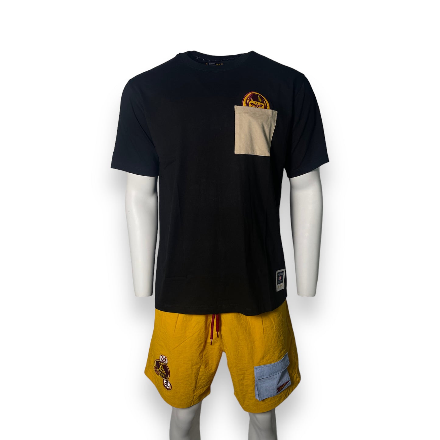 INDIOS Gold Yellow Hybrid Shorts