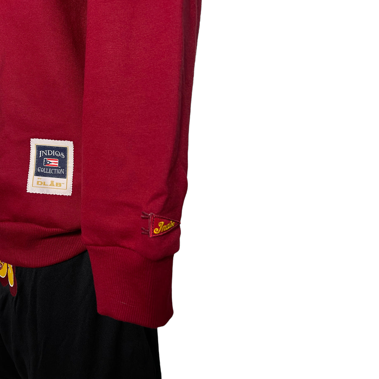 INDIOS Burgundy Oversized Hoodie