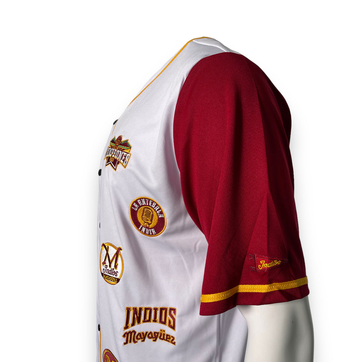 INDIOS White/Burgundy Championship Jersey