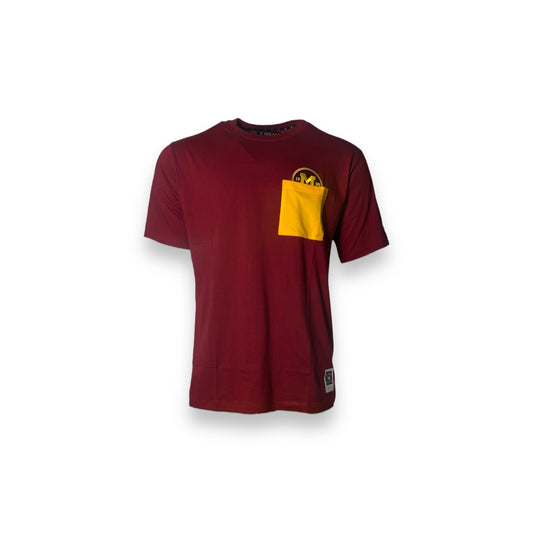 INDIOS Burgundy Pocket Tee