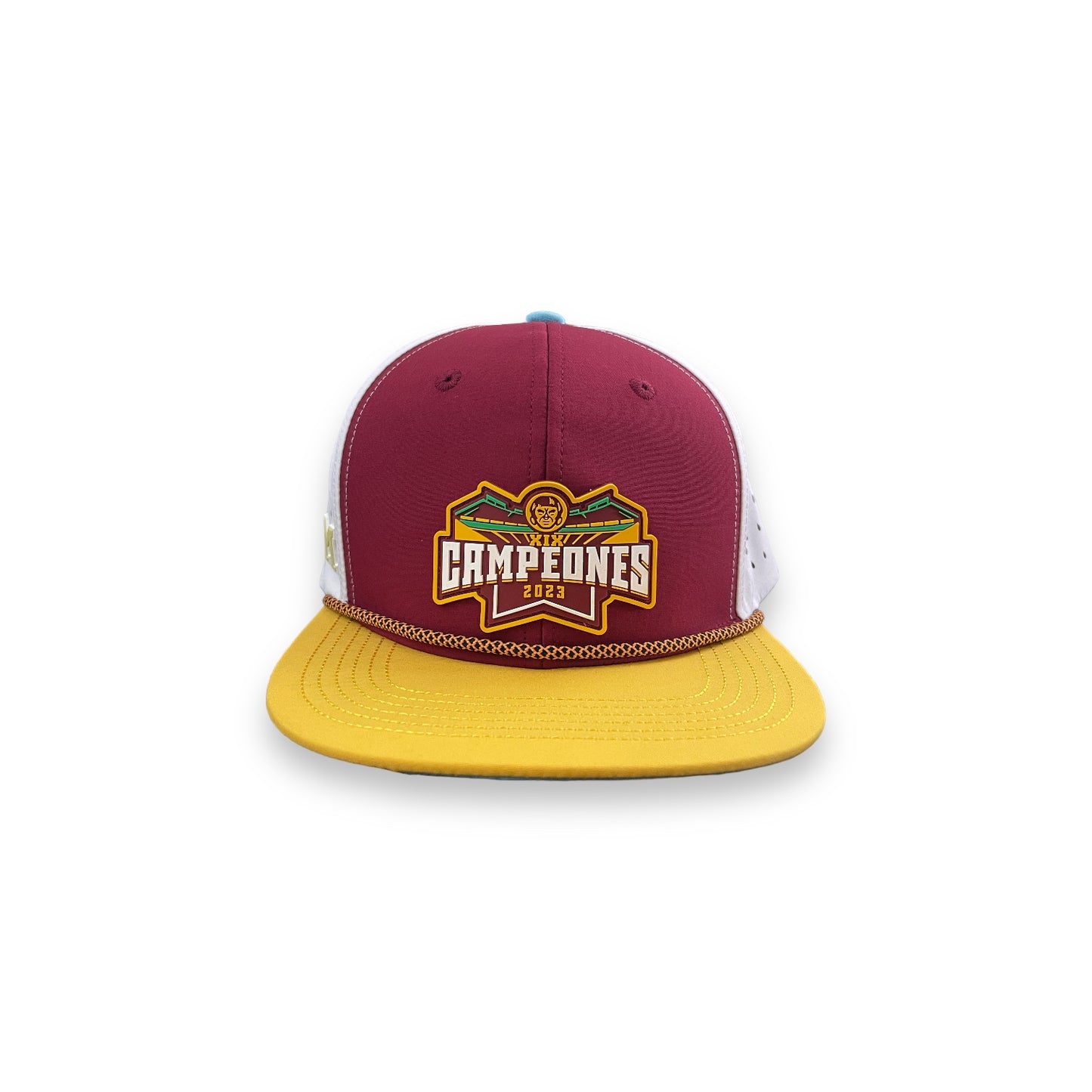 INDIOS DE MAYAGÜEZ x DLAB BURGUNDY/WHITE HYBRID SNAPBACK